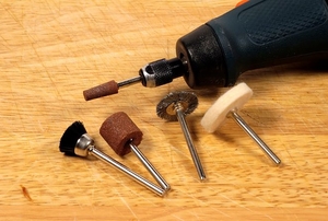 Die grinder with accessories