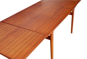 Wooden folding dining table