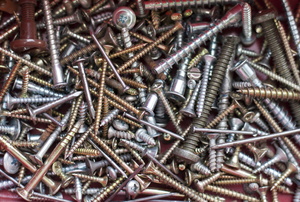 Screws and nails.