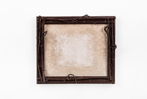 Picture frame decorated with vine branches