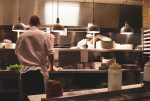 Restaurant kitchen