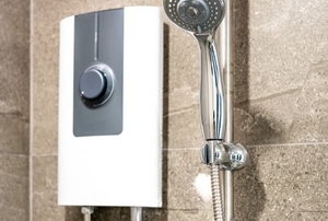 Shower with slide bar for the showerhead