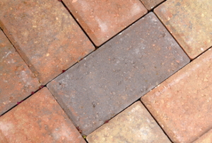 Brick pavers for a walkway or driveway.