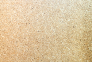 Particle board.