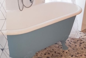 A bathtub.
