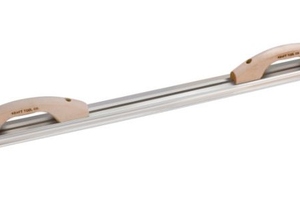 long straight darby tool for scraping plaster