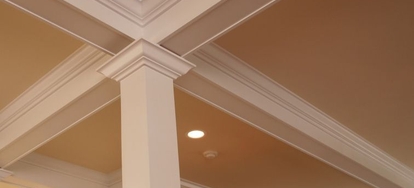 Tips For Painting Crown Molding Doityourself Painting Your Crown Molding Puts The Finishing Touch On A Room Whether You Re Using Contrasting Color Or Blending In With Walls And Ceiling