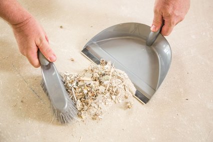 best way to get drywall dust out of carpet