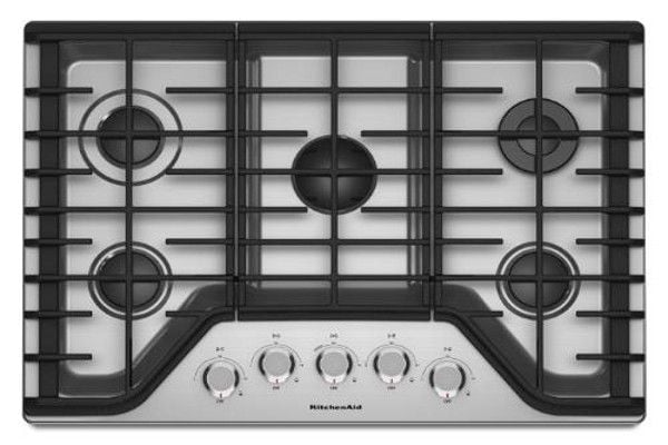 All models feature full-width cast iron grates, electronic ignition and LP conve