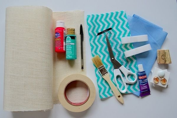 gathered supplies for project