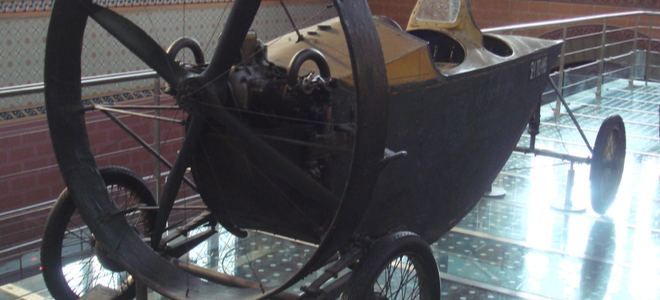 a Leyat Helica car with a large front propellor