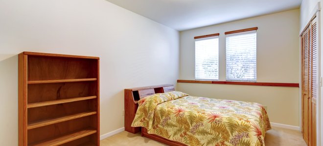 Bifold closet doors.