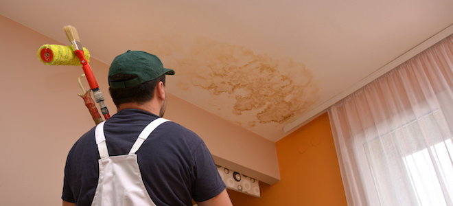 How To Remove A Ceiling Water Stain, How To Get Water Stains Off Ceiling