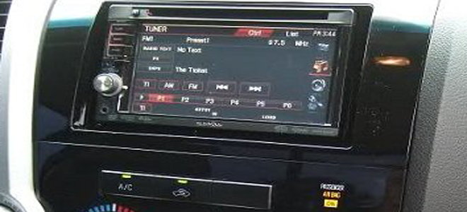 A car stereo.