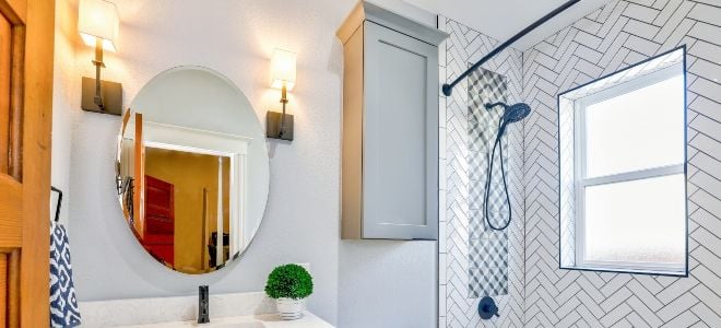 How To Tile Around A Shower Window, Tiles Around Bathroom Window
