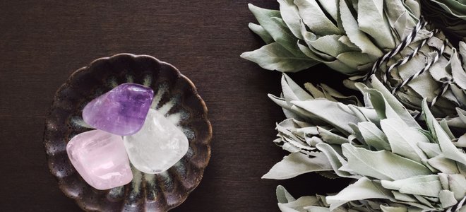 Bundles of white sage