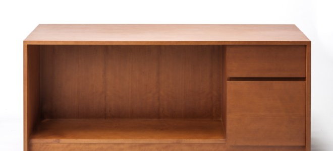 wood veneer cabinet