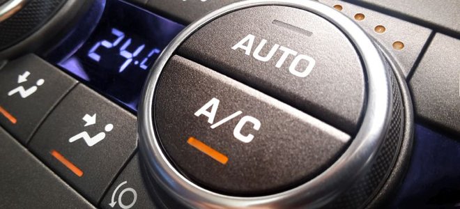 car's AC on/off button