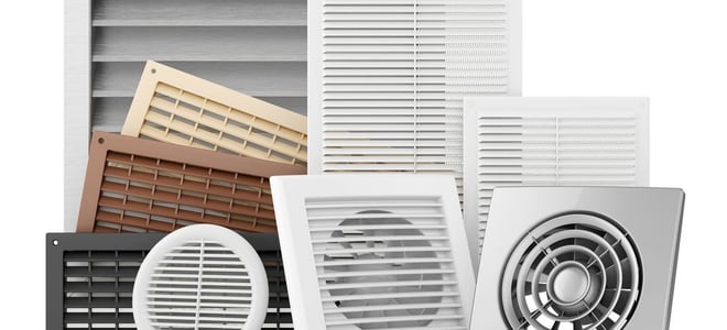 assortment of wall and ceiling vents