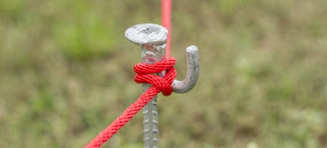 rope on a spike