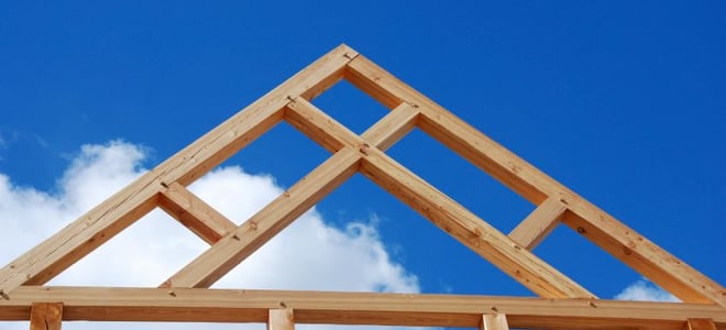 truss against the backdrop of a blue sky