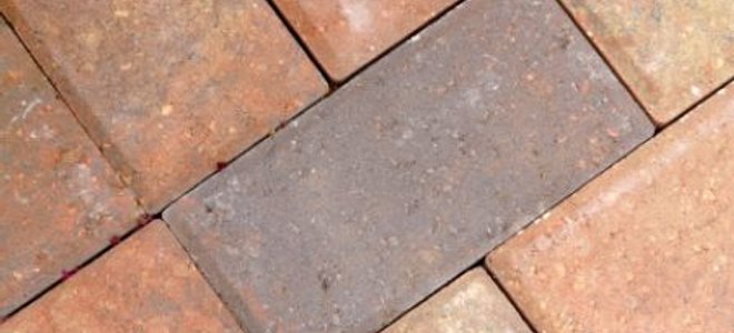 Brick pavers for a walkway or driveway.
