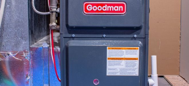 Goodman furnace in basement