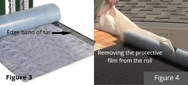 roofing materials rolled out