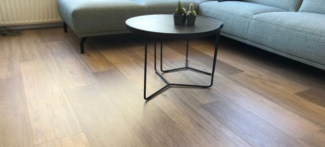 clean wood floor in open room