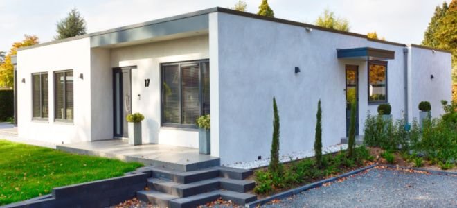 small concrete house