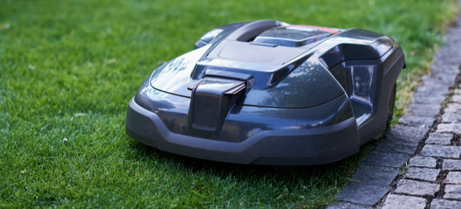 automated lawn mowing robot