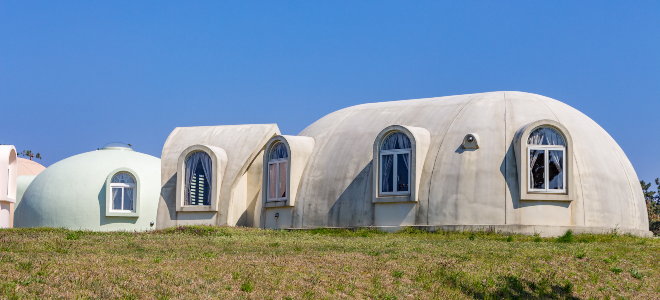 curved dome homes