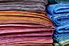 colorful folded silks