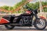 Harley motorcycle with built-in saddle bag storage
