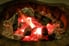 outdoor gas log fireplace