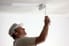 Paint a suspended ceiling.