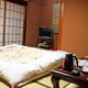 Room with futon bed