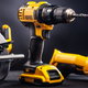 black and yellow power tools