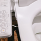 Bidet controls on toilet