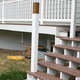 Deck stairs.