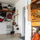 garage with storage areas