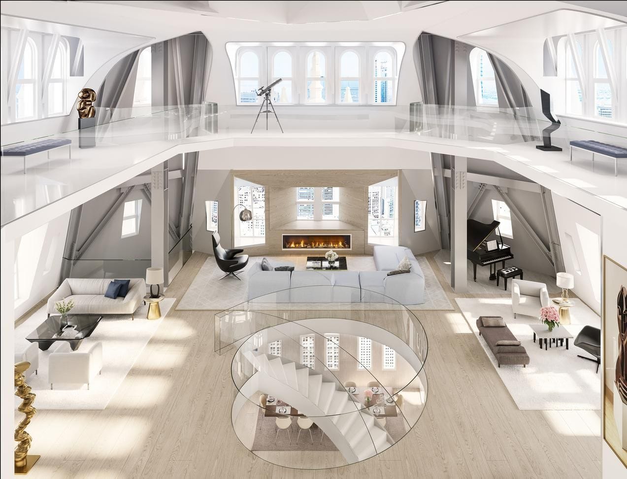 Inside New York City's luxurious Pinnacle Penthouse 