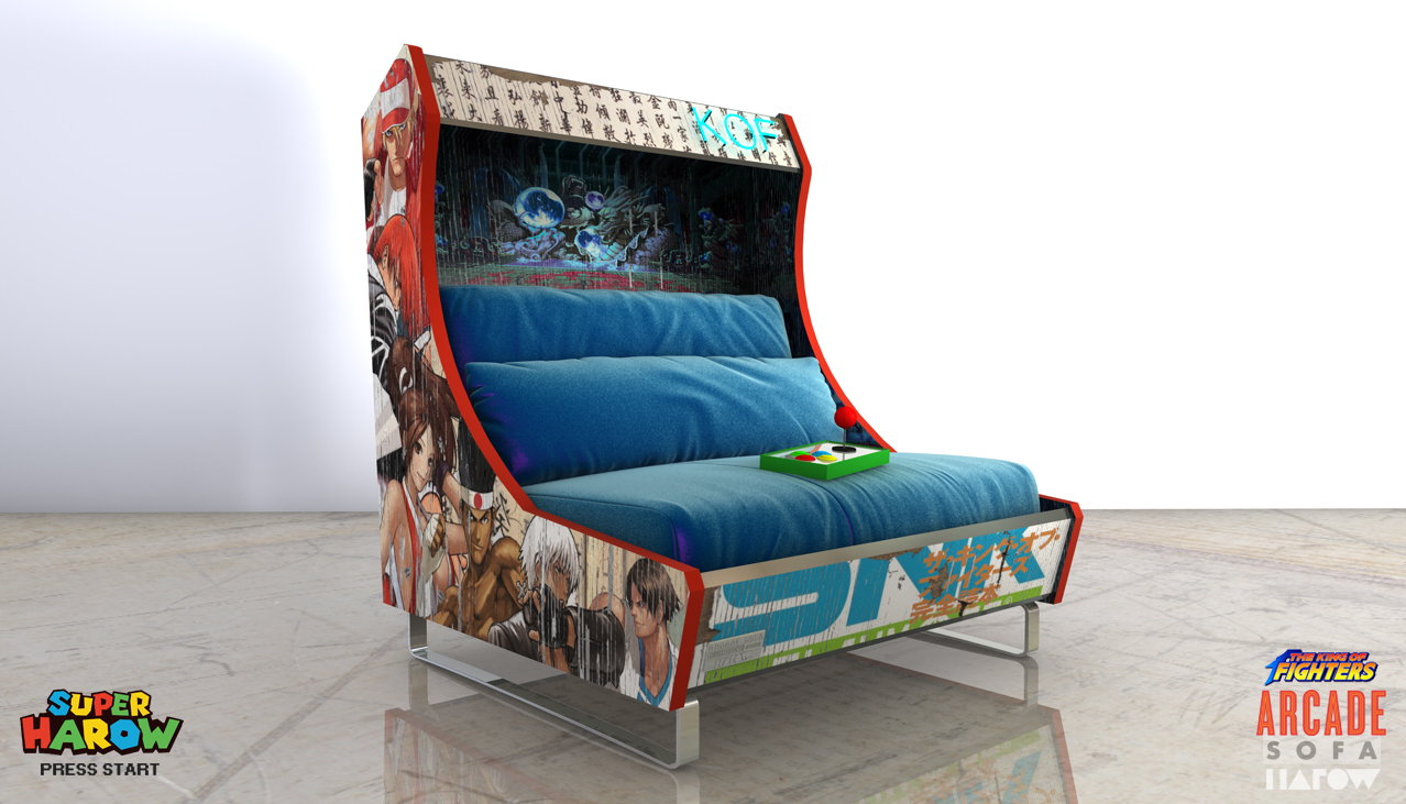 Revel in the Nostalgia of Retro Gaming with the Arcade Sofa