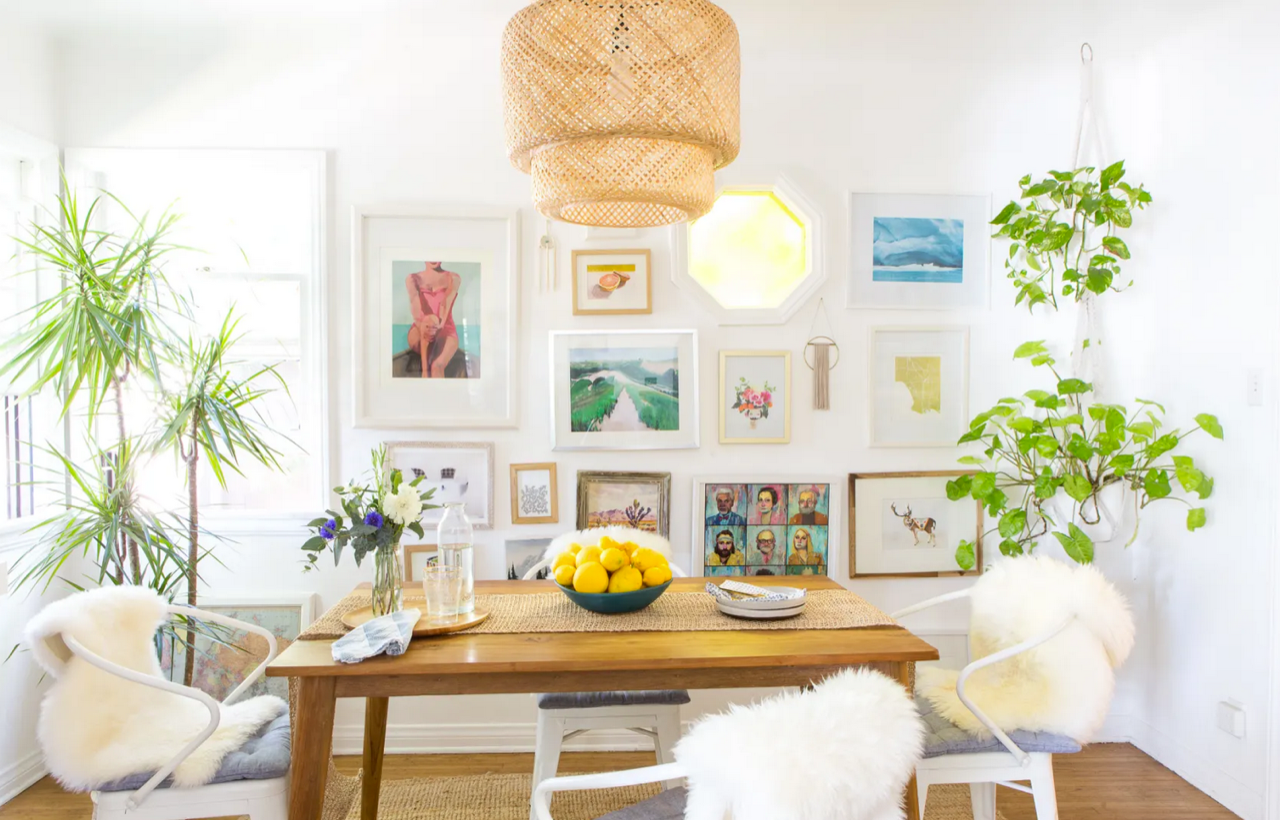 This dining room is light and airy without feeling generic or trying too hard to be trendy.