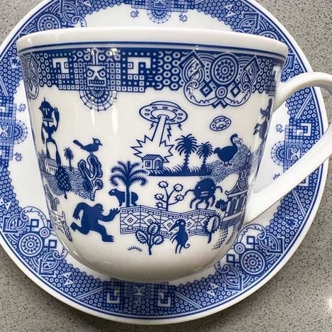 Things Could Be Worse: Teacups Adorned with Trolls, Zombies, UFOs, and ...