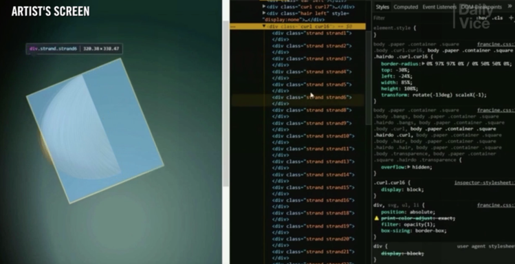 Baroque Portraits “Painted” Using Hand-Typed CSS Code | Designs & Ideas ...