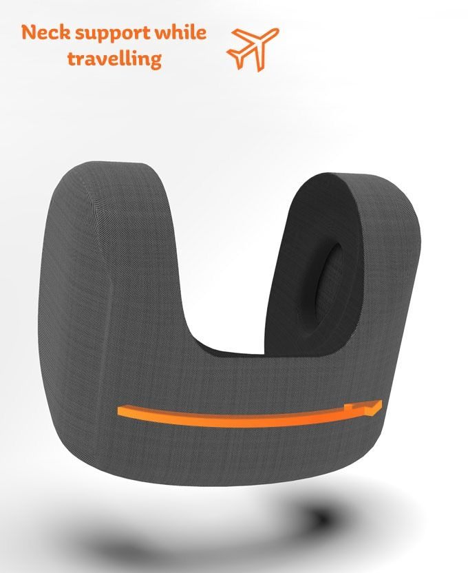 SleepMuffs SoundBlocking Neck Pillow Lets You Nap in Noisy