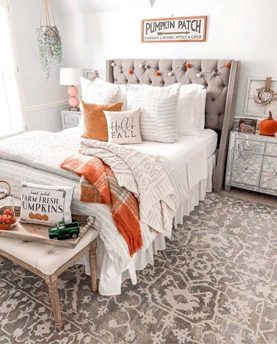 What fall would be complete without some cozy bedding to watch scary movies under?