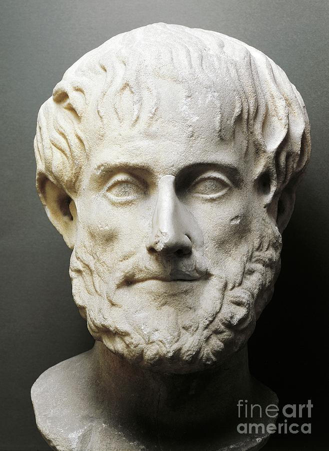 Classical Greek bust. 