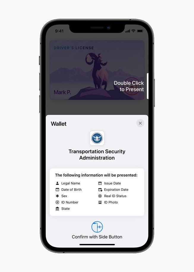 Double-tap iPhone feature allows users to quickly send their digital ID details through TSA.